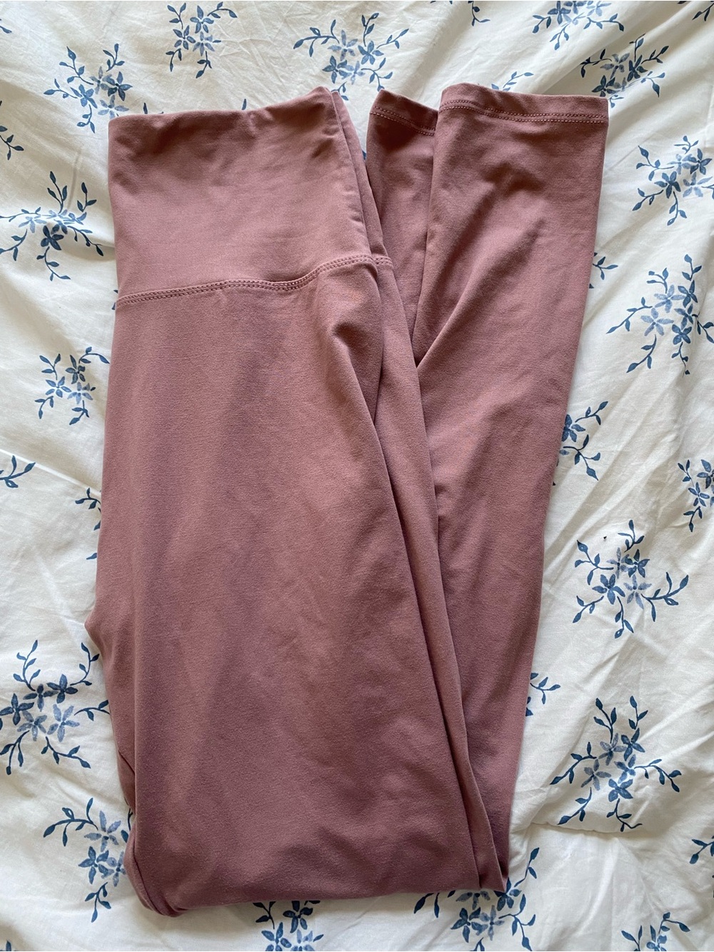 Mauve pink blush leggings